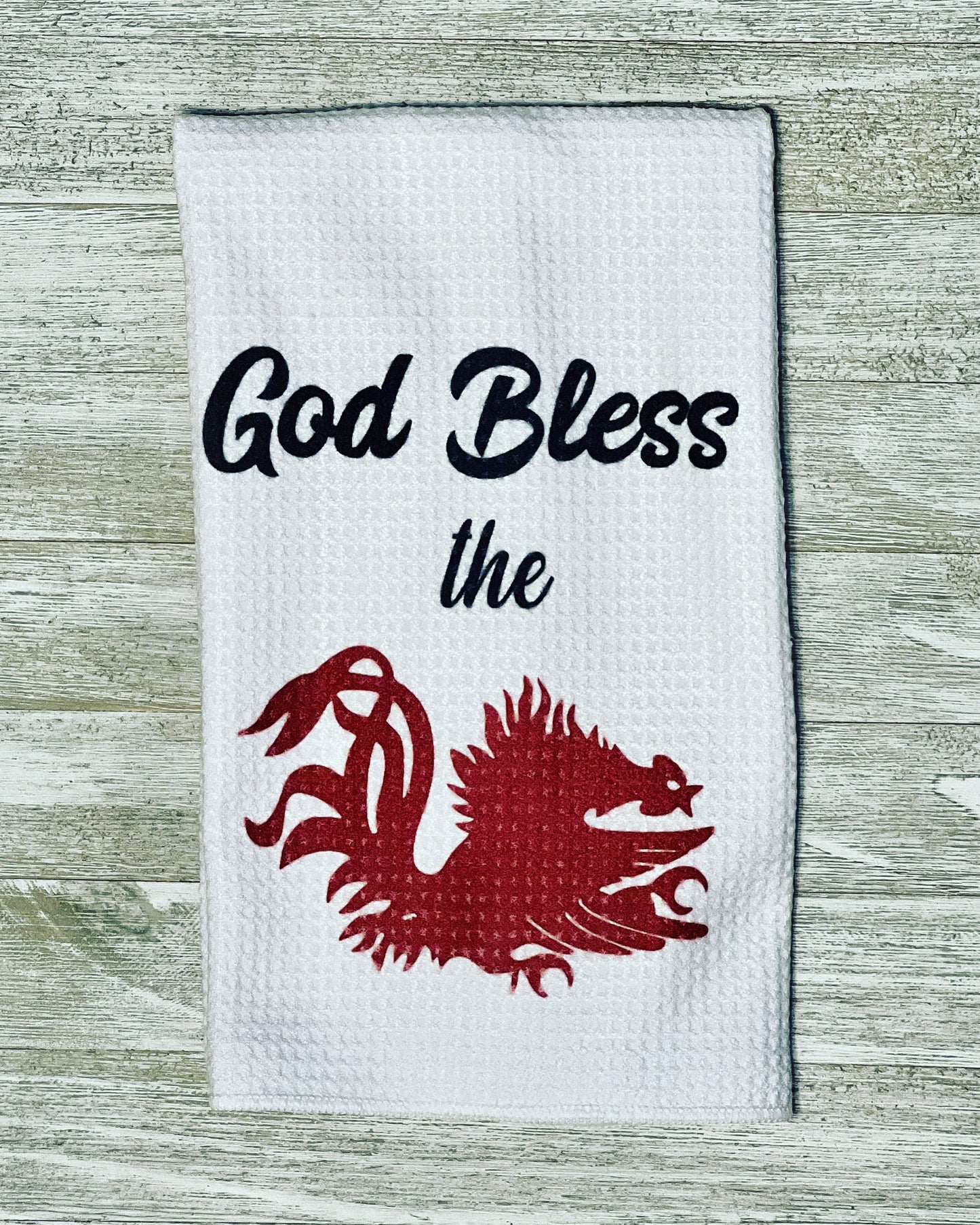 God Bless the Gamecocks Towel