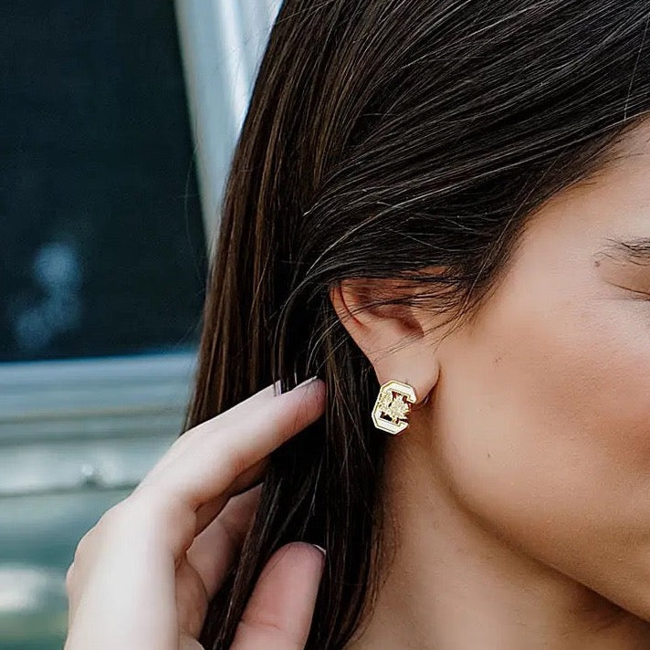 Gamecock Earrings