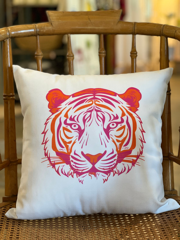 Clemson University Tiger Pillow