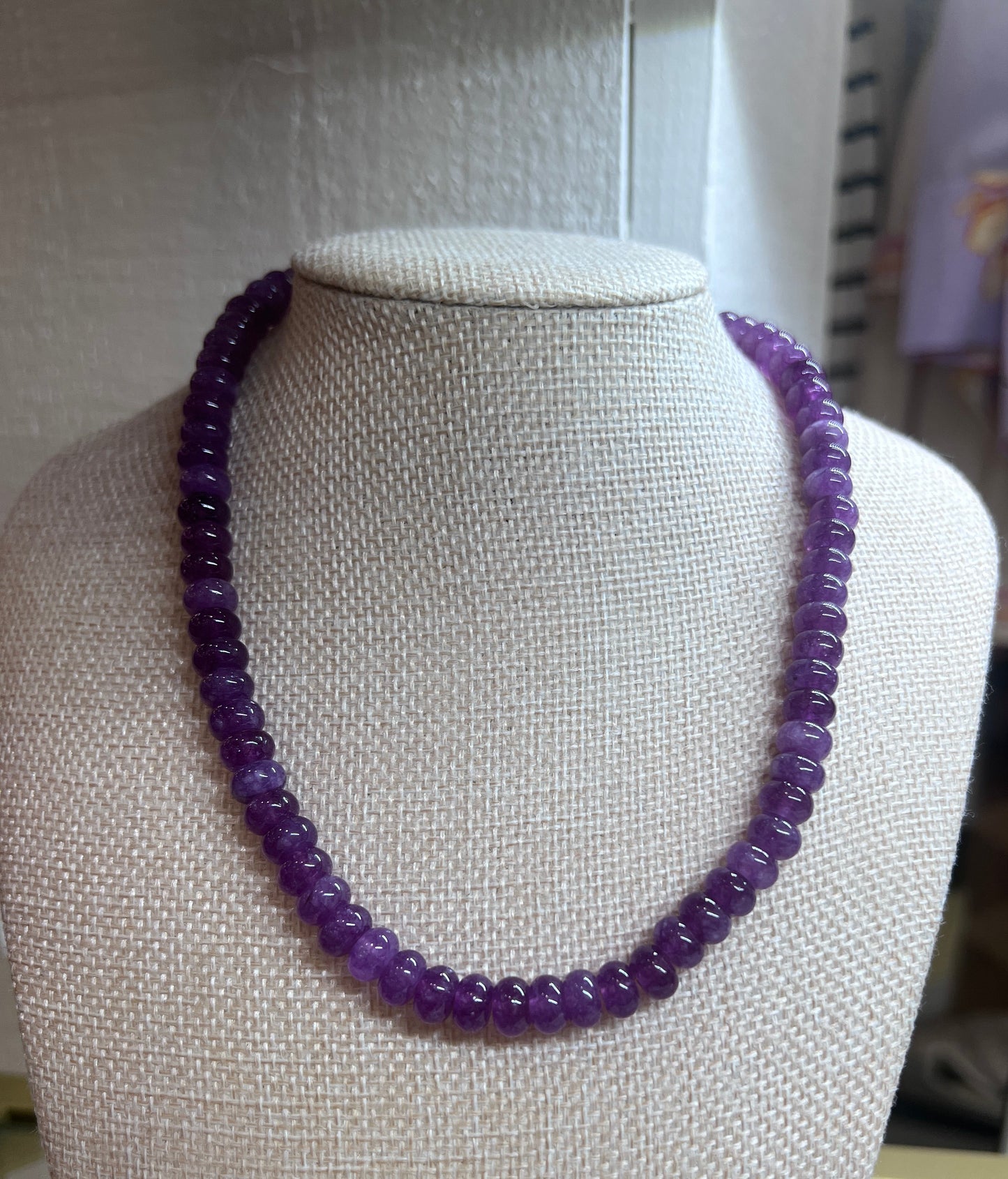 Purple Candy Bead Necklaces