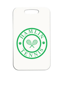 Hamlin Tennis Bag Tags- choose logo