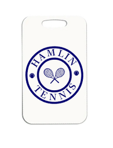 Hamlin Tennis Bag Tags- choose logo