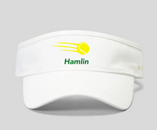 Load image into Gallery viewer, Hamlin Tennis Visor - choose logo