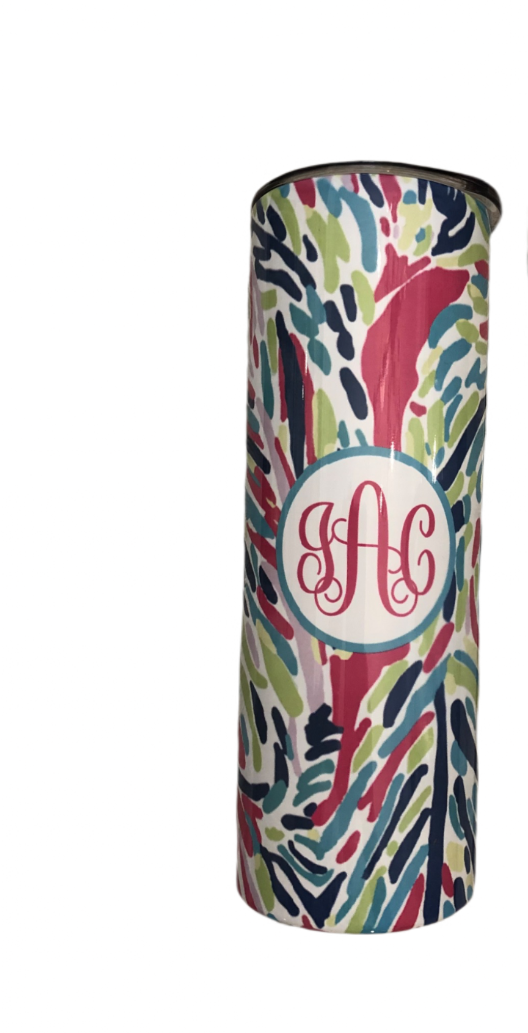 Lilly Inspired Printed Skinny Tumbler