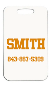 Sport Bag Tags -- Choose Sport