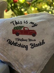 Christmas Movie Watching Blanket