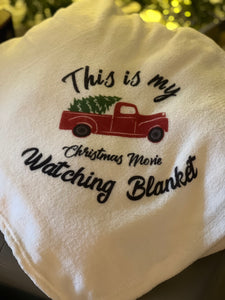 Christmas Movie Watching Blanket