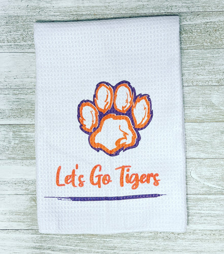 Let’s go Tigers  towel