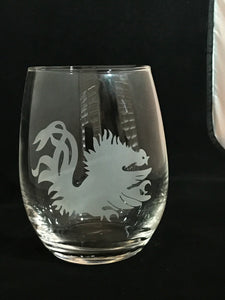 Favorite Team Stemless Wine Glasses