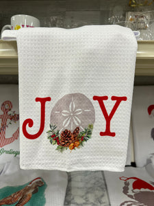 Joy sand dollar towel