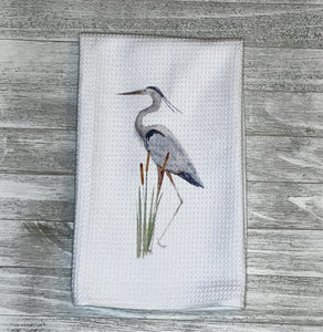 Great Blue Heron Towel