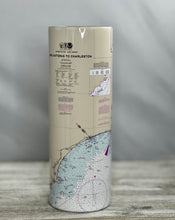 Load image into Gallery viewer, Cape Hatteras to Charleston Nautical Chart Tumbler