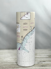 Load image into Gallery viewer, Cape Hatteras to Charleston Nautical Chart Tumbler