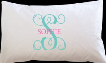 Monogram Pillowcase