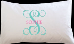 Monogram Pillowcase